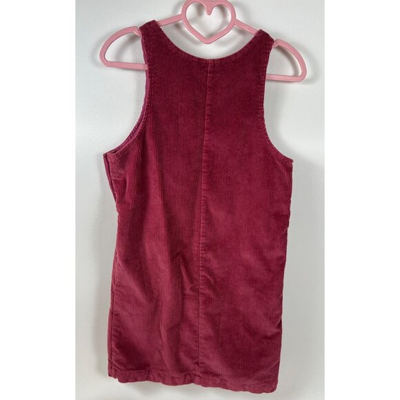 Cheeky Plum Parker Corduroy Jumper Dress Wild Plum - Picture 7 of 12